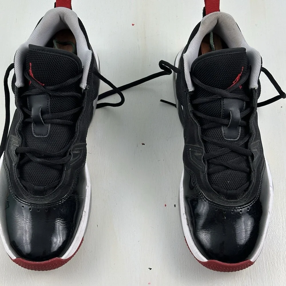 Nike Jordan‎ Stay Loyal 3 Basketball Shoes Men 8.5 Black Patent Leather Sneakers